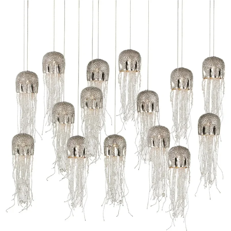 Contemporary track lighting in black finishMedusa Rectangular Multi-Light Pendant