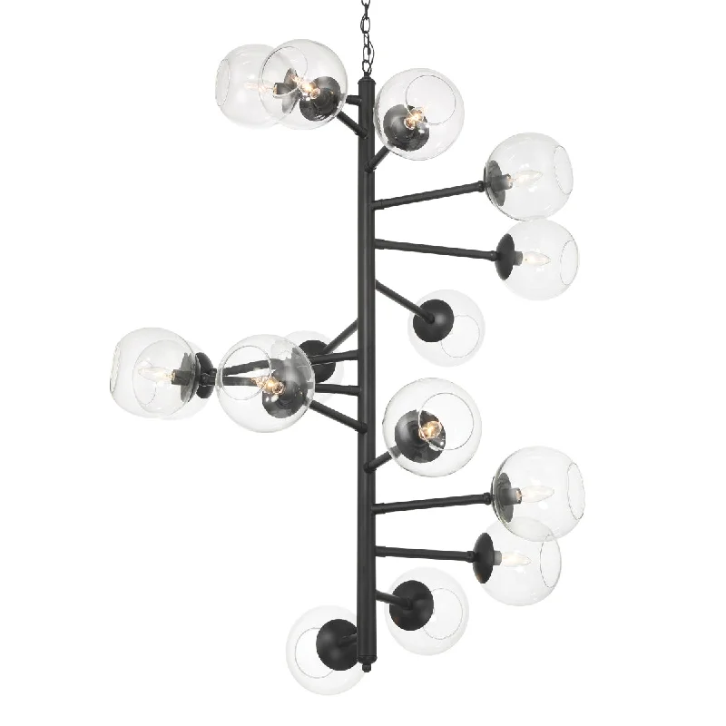 Industrial Wall - Mounted Lighting for Workshop WallsMillikan 50" 15 Lights Pendant Light Black Finish Industrial Wall - Mounted Lighting for Workshop WallsMillikan 50" 15 Lights Pendant Light Black Finish