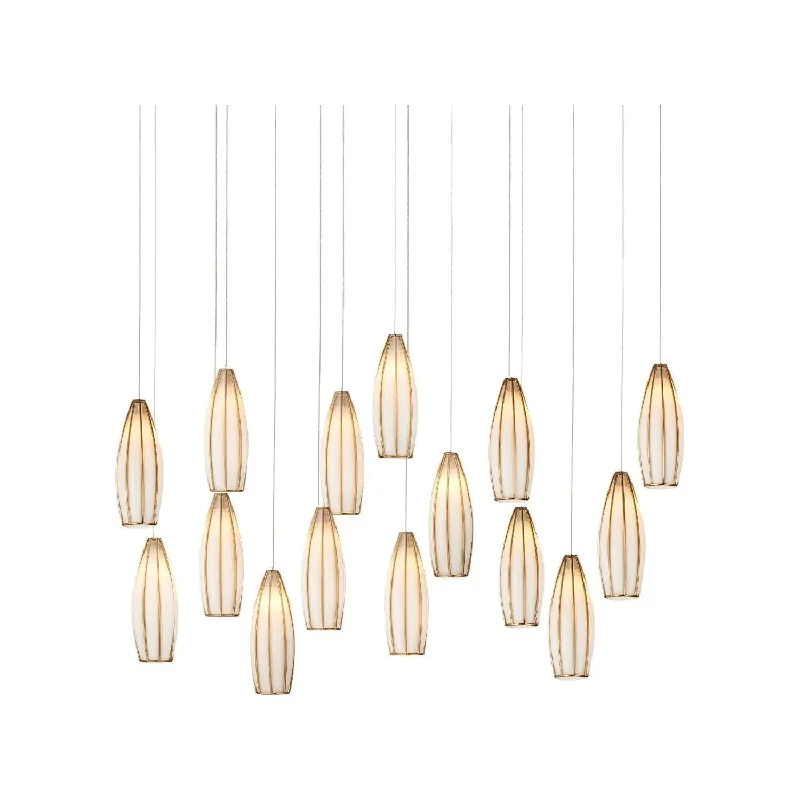 Track lighting with a brushed nickel finishParish Rectangular Multi-Light Pendant