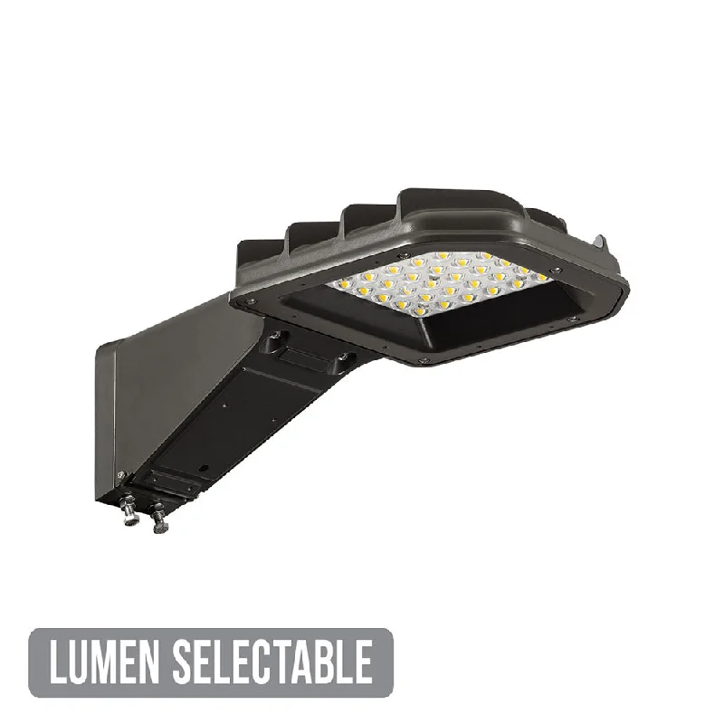 Wireless track lighting for easy installationAtlas Lighting Eagle Series Lumen Selectable Area Light Small SLPSS