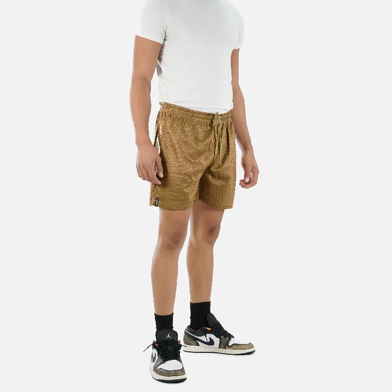 Tan Brown Shorts - 7