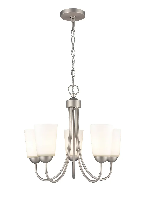 Chandeliers with Candle - Style Bulbs for a Classic AestheticChandeliers with Candle - Style Bulbs for a Classic Aesthetic5 Lamps Ivey Lake Chandelier - Satin Nickel - Etched White Glass - 20in Diameter - E26 Medium Base Chandeliers with Candle - Style Bulbs for a Classic AestheticChandeliers with Candle - Style Bulbs for a Classic Aesthetic5 Lamps Ivey Lake Chandelier - Satin Nickel - Etched White Glass - 20in Diameter - E26 Medium Base
