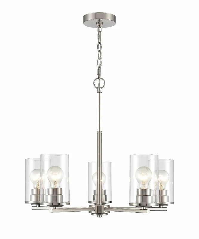 Large Chandeliers for Grand Halls and FoyersLarge Chandeliers for Grand Halls and Foyers5 Lamps Verlana Chandelier - Brushed Nickel - Clear Glass - 24in Diameter - E26 Medium Base Large Chandeliers for Grand Halls and FoyersLarge Chandeliers for Grand Halls and Foyers5 Lamps Verlana Chandelier - Brushed Nickel - Clear Glass - 24in Diameter - E26 Medium Base