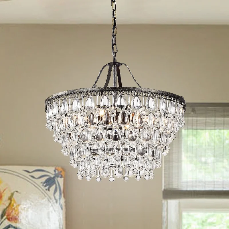 Chandeliers with Frosted Glass for a Softer Light DiffusionChandeliers with Frosted Glass for a Softer Light DiffusionAntique Bronze 6-Light Glam Crystal Chandelier - Antique Bronze Chandeliers with Frosted Glass for a Softer Light DiffusionChandeliers with Frosted Glass for a Softer Light DiffusionAntique Bronze 6-Light Glam Crystal Chandelier - Antique Bronze