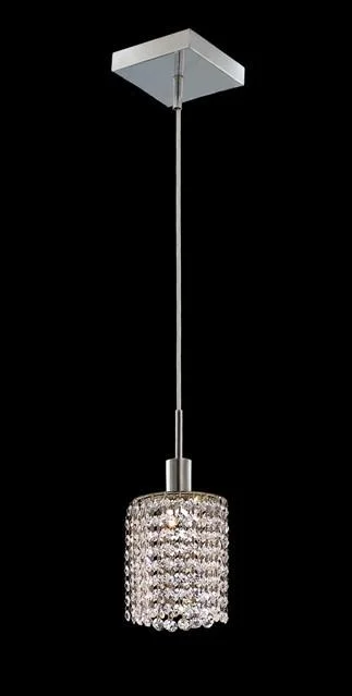 Chandeliers with Metal Frames in Silver FinishChandeliers with Metal Frames in Silver FinishZC121-1281D-S-R-CL/EC By Regency Lighting Mini Collection 1 Lights Pendant Chrome Finish Chandeliers with Metal Frames in Silver FinishChandeliers with Metal Frames in Silver FinishZC121-1281D-S-R-CL/EC By Regency Lighting Mini Collection 1 Lights Pendant Chrome Finish