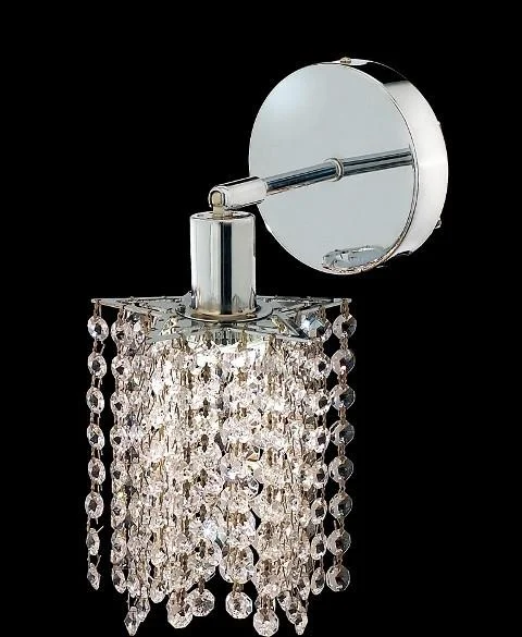 Modern Crystal Chandeliers for Contemporary HomesModern Crystal Chandeliers for Contemporary HomesZC121-1281W-R-P-CL/RC By Regency Lighting Mini Collection 1 Lights Wall Sconce Chrome Finish Modern Crystal Chandeliers for Contemporary HomesModern Crystal Chandeliers for Contemporary HomesZC121-1281W-R-P-CL/RC By Regency Lighting Mini Collection 1 Lights Wall Sconce Chrome Finish