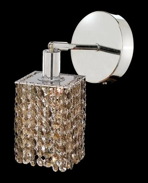 Chandeliers with Clear Crystal for a Sparkling EffectChandeliers with Clear Crystal for a Sparkling EffectZC121-1281W-R-S-GT/RC By Regency Lighting Mini Collection 1 Lights Wall Sconce Chrome Finish Chandeliers with Clear Crystal for a Sparkling EffectChandeliers with Clear Crystal for a Sparkling EffectZC121-1281W-R-S-GT/RC By Regency Lighting Mini Collection 1 Lights Wall Sconce Chrome Finish