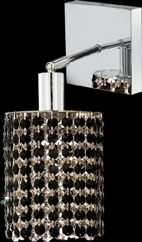 Chandeliers with Clear Crystal for a Sparkling EffectChandeliers with Clear Crystal for a Sparkling EffectZC121-1281W-S-R-JT/RC By Regency Lighting Mini Collection 1 Lights Wall Sconce Chrome Finish Chandeliers with Clear Crystal for a Sparkling EffectChandeliers with Clear Crystal for a Sparkling EffectZC121-1281W-S-R-JT/RC By Regency Lighting Mini Collection 1 Lights Wall Sconce Chrome Finish