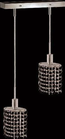Chandeliers with Metal Frames in Black FinishChandeliers with Metal Frames in Black FinishZC121-1282D-O-E-JT/RC By Regency Lighting Mini Collection 2 Lights Pendant Chrome Finish Chandeliers with Metal Frames in Black FinishChandeliers with Metal Frames in Black FinishZC121-1282D-O-E-JT/RC By Regency Lighting Mini Collection 2 Lights Pendant Chrome Finish