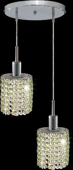 Chandeliers for Low Ceilings to Avoid OvercrowdingChandeliers for Low Ceilings to Avoid OvercrowdingZC121-1282D-R-E-LP/RC By Regency Lighting Mini Collection 2 Lights Pendant Chrome Finish Chandeliers for Low Ceilings to Avoid OvercrowdingChandeliers for Low Ceilings to Avoid OvercrowdingZC121-1282D-R-E-LP/RC By Regency Lighting Mini Collection 2 Lights Pendant Chrome Finish