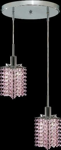 Chandeliers with Dimmable Lights for Ambiance ControlChandeliers with Dimmable Lights for Ambiance ControlZC121-1282D-R-P-RO/RC By Regency Lighting Mini Collection 2 Lights Pendant Chrome Finish