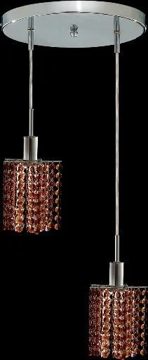 Chandeliers with Clear Crystal for a Sparkling EffectChandeliers with Clear Crystal for a Sparkling EffectZC121-1282D-R-P-TO/RC By Regency Lighting Mini Collection 2 Lights Pendant Chrome Finish Chandeliers with Clear Crystal for a Sparkling EffectChandeliers with Clear Crystal for a Sparkling EffectZC121-1282D-R-P-TO/RC By Regency Lighting Mini Collection 2 Lights Pendant Chrome Finish