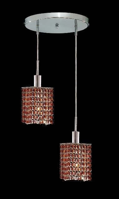 Chandeliers with Metal Frames in Silver FinishChandeliers with Metal Frames in Silver FinishZC121-1282D-R-S-TO/RC By Regency Lighting Mini Collection 2 Lights Pendant Chrome Finish Chandeliers with Metal Frames in Silver FinishChandeliers with Metal Frames in Silver FinishZC121-1282D-R-S-TO/RC By Regency Lighting Mini Collection 2 Lights Pendant Chrome Finish