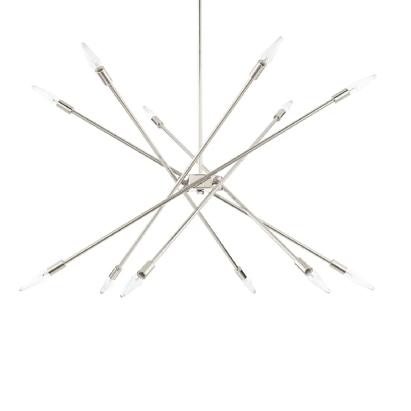 Victorian - Inspired Chandeliers with Ornate DetailsVictorian - Inspired Chandeliers with Ornate DetailsCapital Kris 425601PN Chandelier Light - Polished Nickel