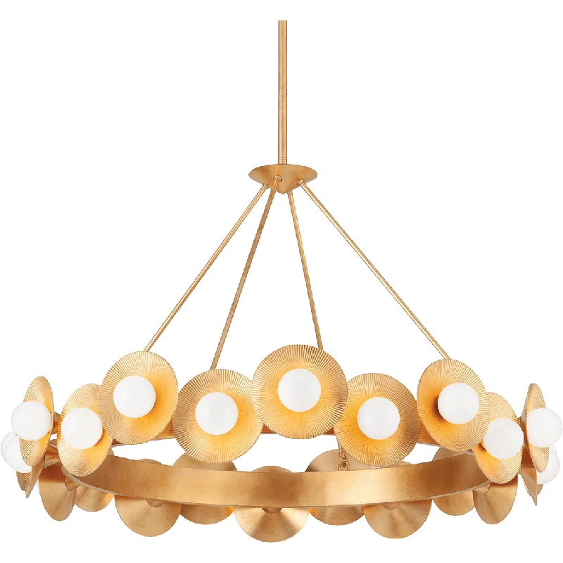 Chandeliers with Adjustable Arms for Directional LightingChandeliers with Adjustable Arms for Directional LightingCorbett Emerald 22 Light Chandelier