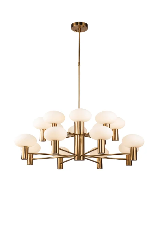 Mid - Century Modern Chandeliers for Vintage AppealMid - Century Modern Chandeliers for Vintage AppealCream Ovoid Glass Chandelier | Liang & Eimil Odeon Mid - Century Modern Chandeliers for Vintage AppealMid - Century Modern Chandeliers for Vintage AppealCream Ovoid Glass Chandelier | Liang & Eimil Odeon