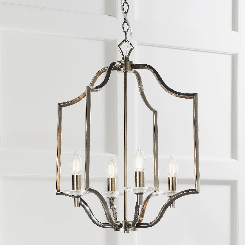 Bohemian - Style Beaded Chandeliers for Eclectic DecorBohemian - Style Beaded Chandeliers for Eclectic DecorEndon Lainey 4 Light Chandelier Antique Brass Bohemian - Style Beaded Chandeliers for Eclectic DecorBohemian - Style Beaded Chandeliers for Eclectic DecorEndon Lainey 4 Light Chandelier Antique Brass