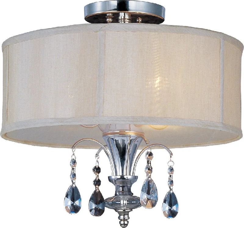 Minimalist Chandeliers for Sleek and Simple InteriorsMinimalist Chandeliers for Sleek and Simple InteriorsMontgomery 3-Light Semi-Flush Mount Polished Nickel - C157-24301CLBSPN