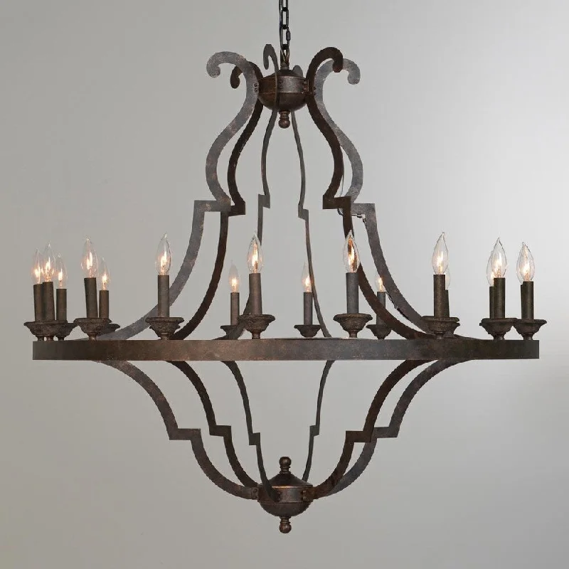 Modern Crystal Chandeliers for Contemporary HomesModern Crystal Chandeliers for Contemporary HomesSeville 18-Light Large Chandelier by Kosas Home