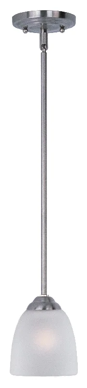 Chandeliers with Dimmable Lights for Ambiance ControlChandeliers with Dimmable Lights for Ambiance ControlStefan 1-Light Mini Pendant Satin Nickel - C157-92061FTSN Chandeliers with Dimmable Lights for Ambiance ControlChandeliers with Dimmable Lights for Ambiance ControlStefan 1-Light Mini Pendant Satin Nickel - C157-92061FTSN