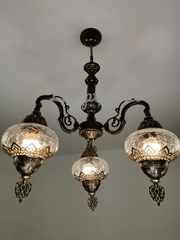 Chandeliers with Colored Glass for a Splash of ColorChandeliers with Colored Glass for a Splash of ColorCrackle Clear Glass Lighting Fixture, 3 Globe Chandelier Chandeliers with Colored Glass for a Splash of ColorChandeliers with Colored Glass for a Splash of ColorCrackle Clear Glass Lighting Fixture, 3 Globe Chandelier