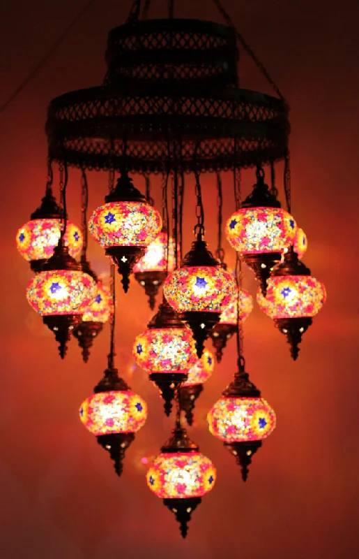 Chandeliers with Frosted Glass for a Softer Light DiffusionChandeliers with Frosted Glass for a Softer Light DiffusionTurkish Mosaic 15 Globe Chandelier Lamp Chandeliers with Frosted Glass for a Softer Light DiffusionChandeliers with Frosted Glass for a Softer Light DiffusionTurkish Mosaic 15 Globe Chandelier Lamp