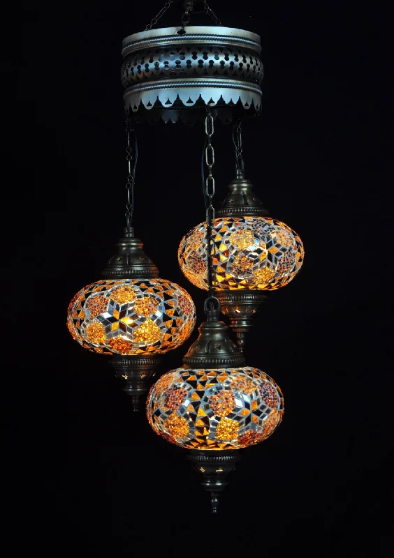 Chandeliers with Clear Crystal for a Sparkling EffectChandeliers with Clear Crystal for a Sparkling EffectTurkish Mosaic 3 Globe Chandelier Chandeliers with Clear Crystal for a Sparkling EffectChandeliers with Clear Crystal for a Sparkling EffectTurkish Mosaic 3 Globe Chandelier