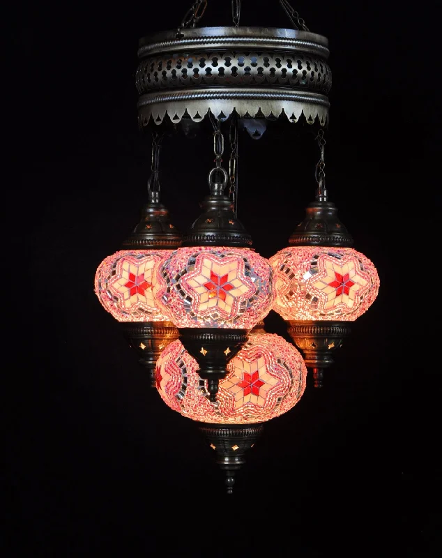 Chandeliers with Murano Glass for a High - End Artistic TouchChandeliers with Murano Glass for a High - End Artistic TouchTurkish Mosaic 4 Globe Chandelier Lamp Chandeliers with Murano Glass for a High - End Artistic TouchChandeliers with Murano Glass for a High - End Artistic TouchTurkish Mosaic 4 Globe Chandelier Lamp