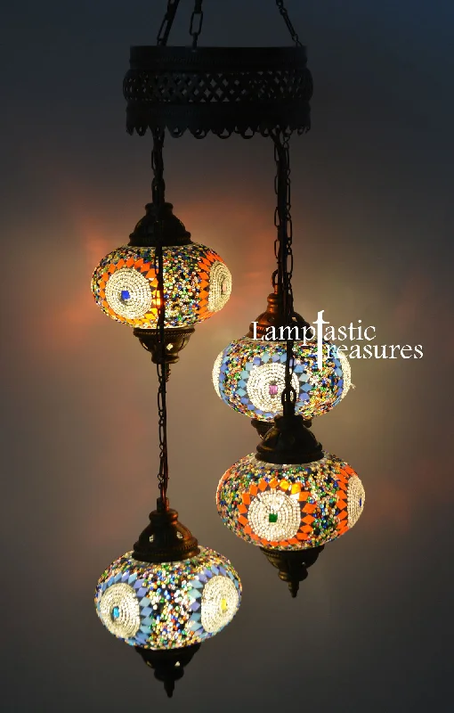 Chandeliers with Metal Frames in Gold FinishChandeliers with Metal Frames in Gold FinishTurkish Mosaic 4 Globe Chandelier Lamp Chandeliers with Metal Frames in Gold FinishChandeliers with Metal Frames in Gold FinishTurkish Mosaic 4 Globe Chandelier Lamp
