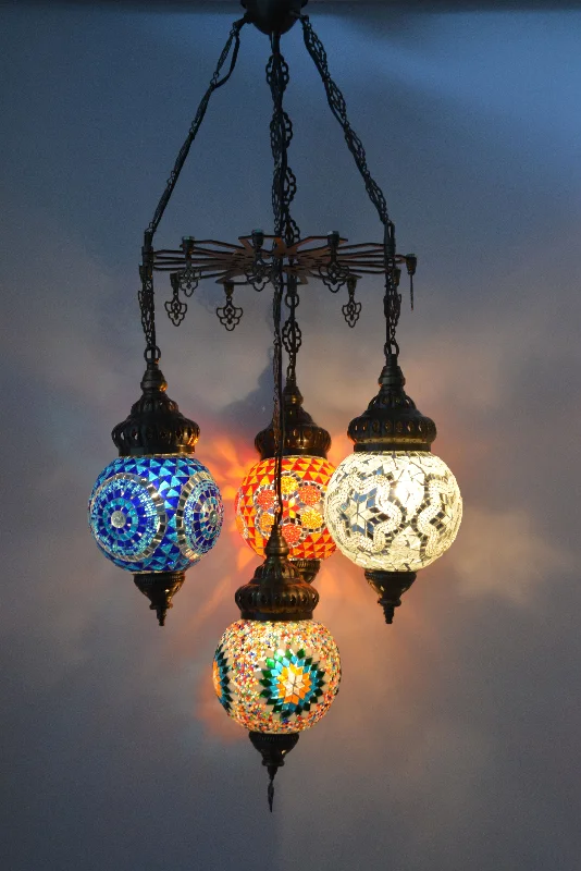 Bohemian - Style Beaded Chandeliers for Eclectic DecorBohemian - Style Beaded Chandeliers for Eclectic DecorTurkish Mosaic Large 4 Globe Chandelier Lamp Bohemian - Style Beaded Chandeliers for Eclectic DecorBohemian - Style Beaded Chandeliers for Eclectic DecorTurkish Mosaic Large 4 Globe Chandelier Lamp