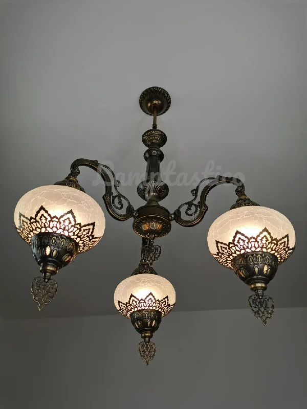 Chandeliers with Candle - Style Bulbs for a Classic AestheticChandeliers with Candle - Style Bulbs for a Classic AestheticWhite Crackle Glass Ceiling Light, 3 Globe Chandelier Chandeliers with Candle - Style Bulbs for a Classic AestheticChandeliers with Candle - Style Bulbs for a Classic AestheticWhite Crackle Glass Ceiling Light, 3 Globe Chandelier