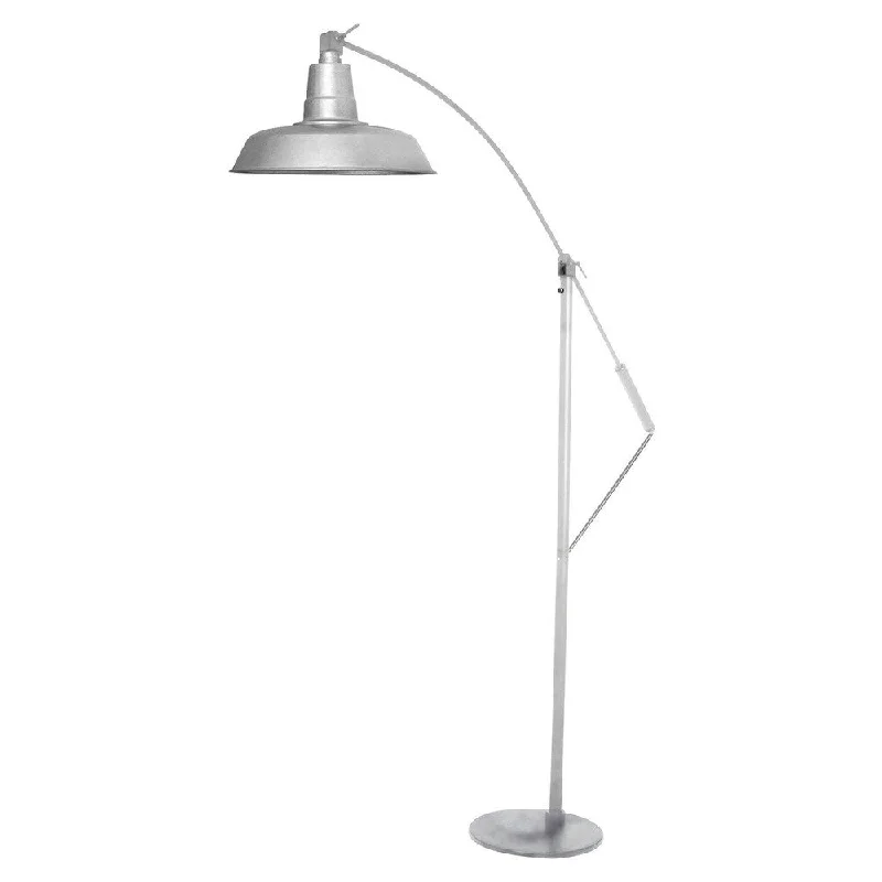 USB Charging Port Floor Lamp for Convenient Device ChargingUSB Charging Port Floor Lamp for Convenient Device Charging12" Oldage LED Industrial Floor Lamp - Galvanized Silver USB Charging Port Floor Lamp for Convenient Device ChargingUSB Charging Port Floor Lamp for Convenient Device Charging12" Oldage LED Industrial Floor Lamp - Galvanized Silver