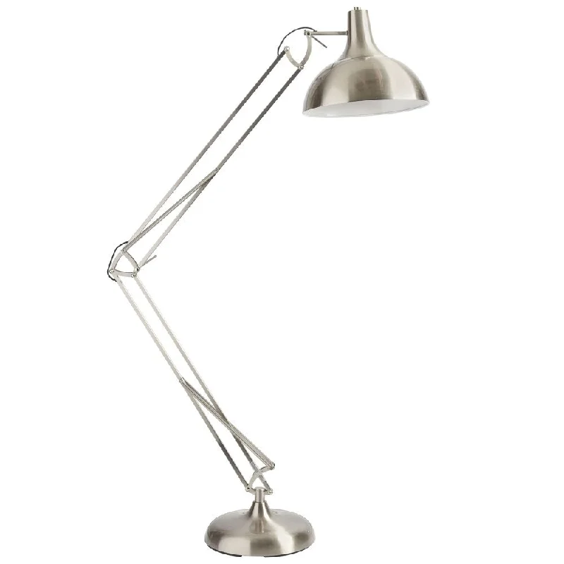 Victorian Style Floor Lamp for Traditional and Elegant InteriorsVictorian Style Floor Lamp for Traditional and Elegant Interiors1Lt Adjustable Floor Lamp, Satin Chrome Finish Victorian Style Floor Lamp for Traditional and Elegant InteriorsVictorian Style Floor Lamp for Traditional and Elegant Interiors1Lt Adjustable Floor Lamp, Satin Chrome Finish