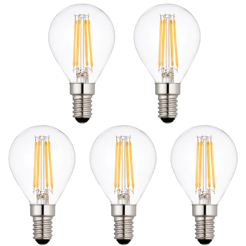 Adjustable Height Floor Lamp for Versatile Lighting NeedsAdjustable Height Floor Lamp for Versatile Lighting Needs5 x E14 LED Filament Bulbs Dimmable 4W (40W Equivalent)
