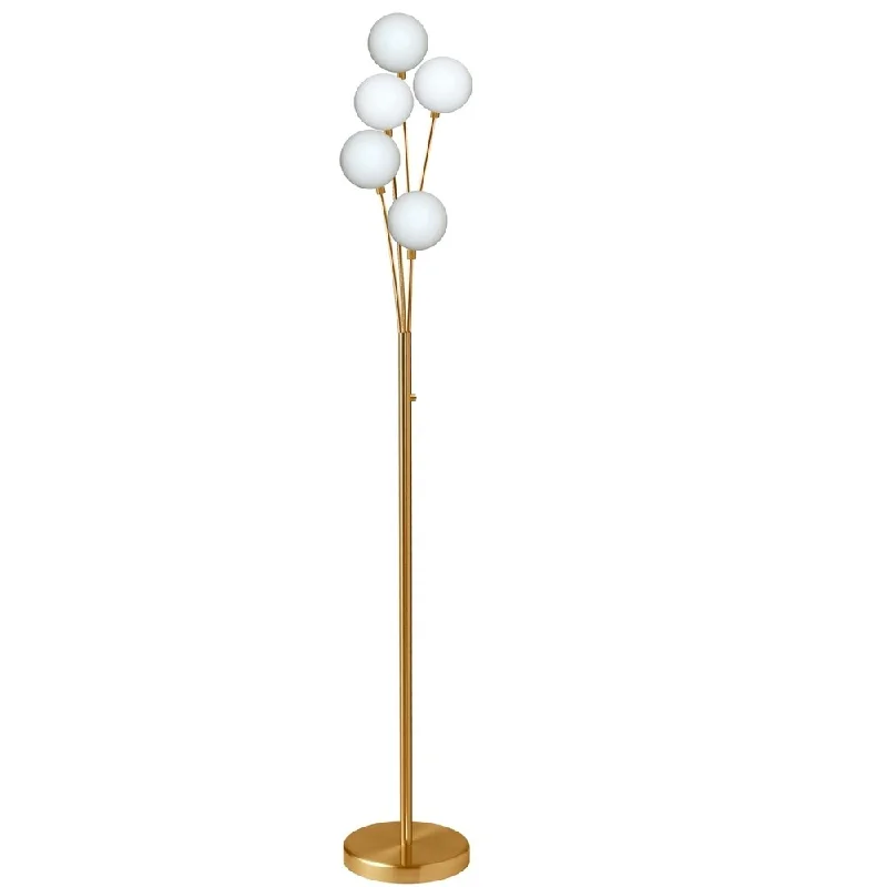 Smart Floor Lamp with Voice Control and Bluetooth ConnectivitySmart Floor Lamp with Voice Control and Bluetooth Connectivity5Lt Incandescent Floor Lamp, AGB Finish w/Wh Glass Smart Floor Lamp with Voice Control and Bluetooth ConnectivitySmart Floor Lamp with Voice Control and Bluetooth Connectivity5Lt Incandescent Floor Lamp, AGB Finish w/Wh Glass