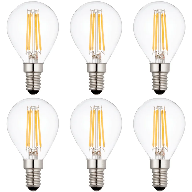Fabric Floor Lamp with a Linen Shade for a Relaxed AestheticFabric Floor Lamp with a Linen Shade for a Relaxed Aesthetic6 x E14 LED Filament Bulbs Dimmable 4W (40W Equivalent)