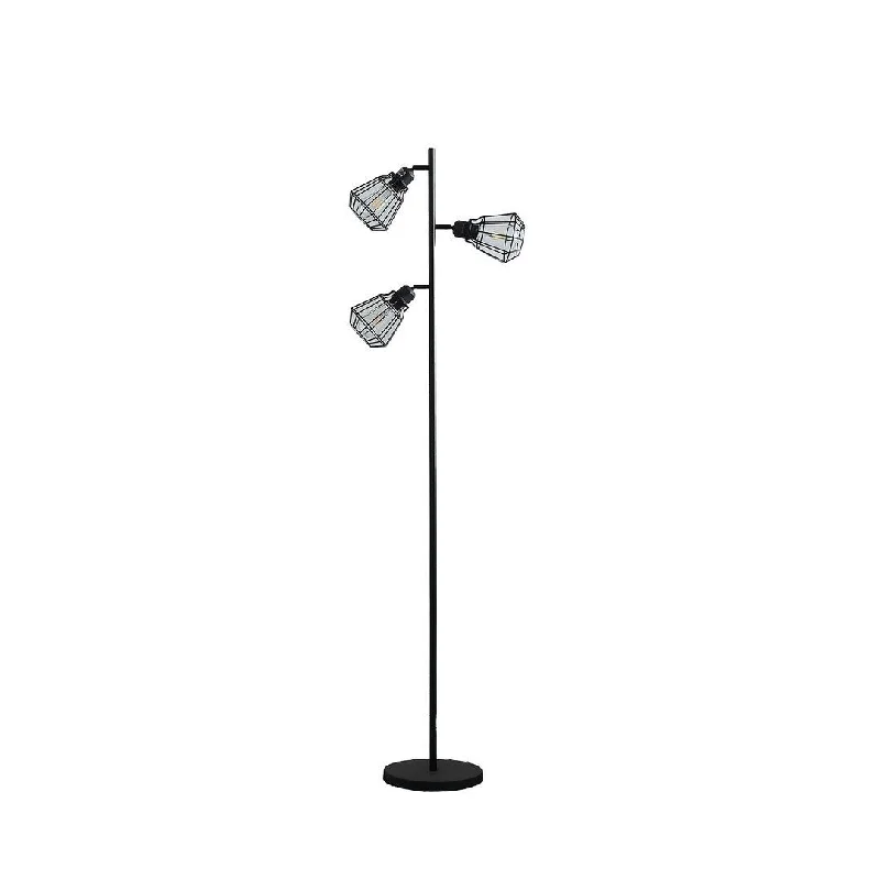 Marble Base Floor Lamp for a Touch of LuxuryMarble Base Floor Lamp for a Touch of LuxuryAdjustable Cage Shade Industrial Farmhouse Metal Floor Lamp