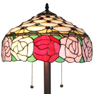 Way Switch Floor Lamp for Multiple Light Intensity Levels Way Switch Floor Lamp for Multiple Light Intensity LevelsAmora Lighting Tiffany Style Roses 61-inch Floor Lamp Way Switch Floor Lamp for Multiple Light Intensity Levels Way Switch Floor Lamp for Multiple Light Intensity LevelsAmora Lighting Tiffany Style Roses 61-inch Floor Lamp