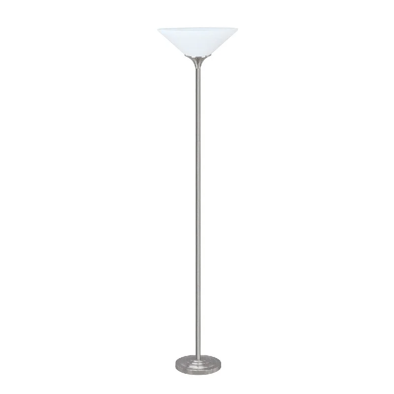 Victorian Style Floor Lamp for Traditional and Elegant InteriorsVictorian Style Floor Lamp for Traditional and Elegant InteriorsAspen Creative One-Light Metal Torchiere Floor Lamp, Transitional Design in Satin Nickel Finish, 71" High - SATIN NICKEL Victorian Style Floor Lamp for Traditional and Elegant InteriorsVictorian Style Floor Lamp for Traditional and Elegant InteriorsAspen Creative One-Light Metal Torchiere Floor Lamp, Transitional Design in Satin Nickel Finish, 71" High - SATIN NICKEL