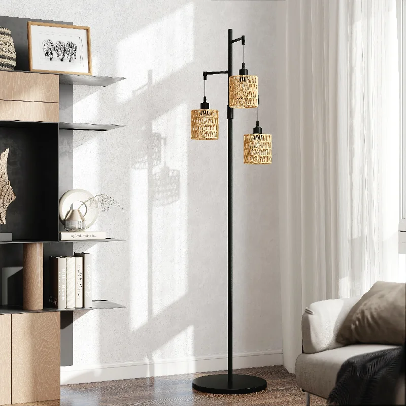 Metal Floor Lamp with a Matte Black Finish for a Sleek LookMetal Floor Lamp with a Matte Black Finish for a Sleek LookBoho 3-Light Tree Floor Lamp With Rattan Drum Shades Metal Floor Lamp with a Matte Black Finish for a Sleek LookMetal Floor Lamp with a Matte Black Finish for a Sleek LookBoho 3-Light Tree Floor Lamp With Rattan Drum Shades