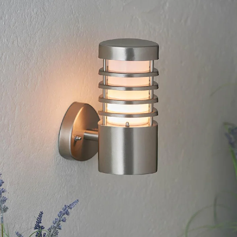 Modern Minimalist Floor Lamp for Contemporary Living RoomsModern Minimalist Floor Lamp for Contemporary Living RoomsEndon Bruton Brushed Stainless Steel Outdoor Wall Light
