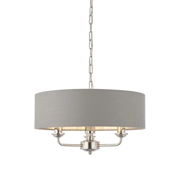 Glass Floor Lamp with Frosted Shades for Soft Diffused LightGlass Floor Lamp with Frosted Shades for Soft Diffused LightEndon Highclere Bright Nickel 3 Light Pendant - Charcoal Shade Glass Floor Lamp with Frosted Shades for Soft Diffused LightGlass Floor Lamp with Frosted Shades for Soft Diffused LightEndon Highclere Bright Nickel 3 Light Pendant - Charcoal Shade