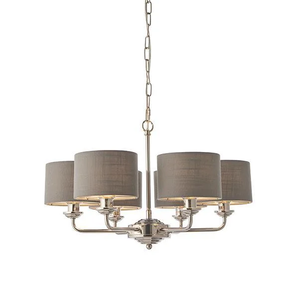 Glass Floor Lamp with Frosted Shades for Soft Diffused LightGlass Floor Lamp with Frosted Shades for Soft Diffused LightEndon Highclere Bright Nickel 6 Arm Pendant - Charcoal Shades Glass Floor Lamp with Frosted Shades for Soft Diffused LightGlass Floor Lamp with Frosted Shades for Soft Diffused LightEndon Highclere Bright Nickel 6 Arm Pendant - Charcoal Shades