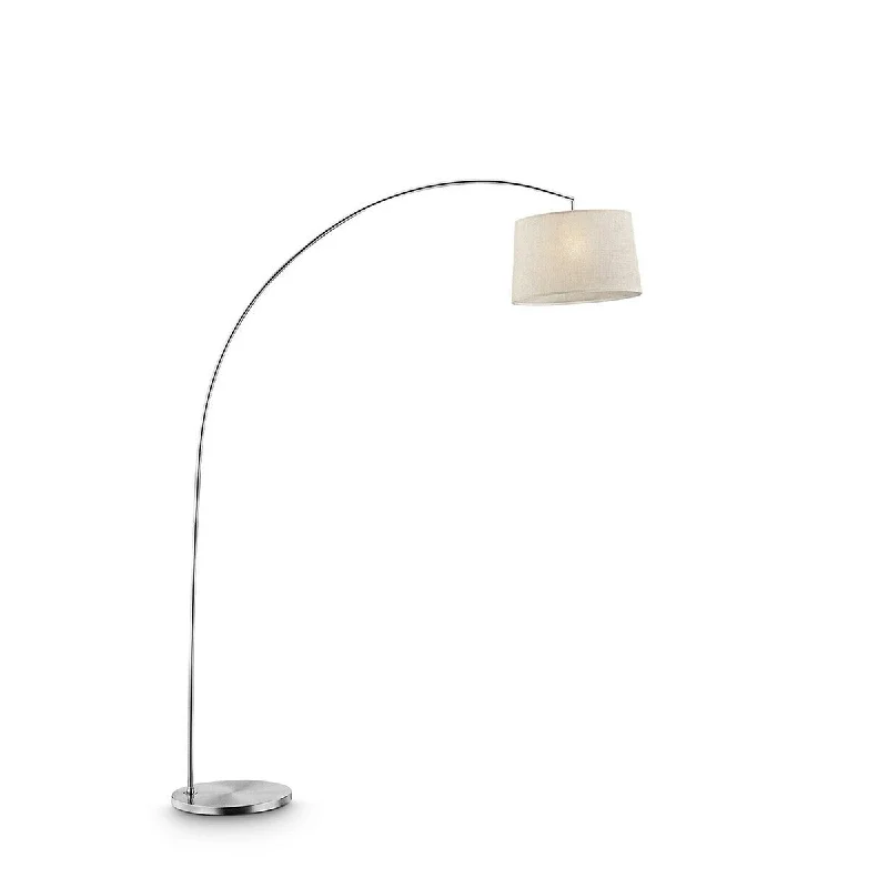 USB Charging Port Floor Lamp for Convenient Device ChargingUSB Charging Port Floor Lamp for Convenient Device ChargingFloor Lamp with Arched Metal Body, Silver and Beige USB Charging Port Floor Lamp for Convenient Device ChargingUSB Charging Port Floor Lamp for Convenient Device ChargingFloor Lamp with Arched Metal Body, Silver and Beige