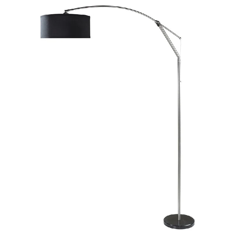 Dimmable Floor Lamp for Adjustable Lighting AmbianceDimmable Floor Lamp for Adjustable Lighting AmbianceJournee Home 'Mod Steel' 81 inch Brushed Steel Floor Lamp Dimmable Floor Lamp for Adjustable Lighting AmbianceDimmable Floor Lamp for Adjustable Lighting AmbianceJournee Home 'Mod Steel' 81 inch Brushed Steel Floor Lamp