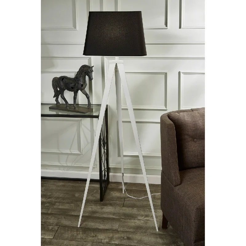 Modern Minimalist Floor Lamp for Contemporary Living RoomsModern Minimalist Floor Lamp for Contemporary Living RoomsMetal 62" Tripod Floor Lamp, White, black 12.75"H - 18.88" x 17.38" x 12.75" Modern Minimalist Floor Lamp for Contemporary Living RoomsModern Minimalist Floor Lamp for Contemporary Living RoomsMetal 62" Tripod Floor Lamp, White, black 12.75"H - 18.88" x 17.38" x 12.75"