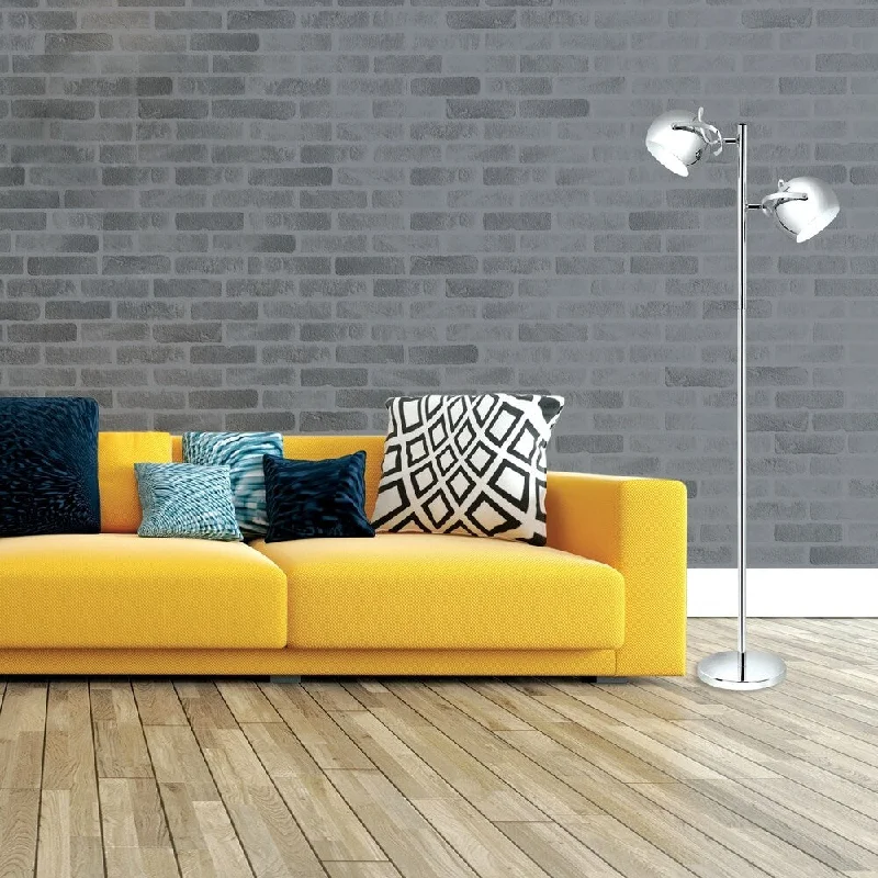 Dimmable Floor Lamp for Adjustable Lighting AmbianceDimmable Floor Lamp for Adjustable Lighting AmbianceMiles 2-Light Adjustable Head Chrome Floor Lamp Dimmable Floor Lamp for Adjustable Lighting AmbianceDimmable Floor Lamp for Adjustable Lighting AmbianceMiles 2-Light Adjustable Head Chrome Floor Lamp