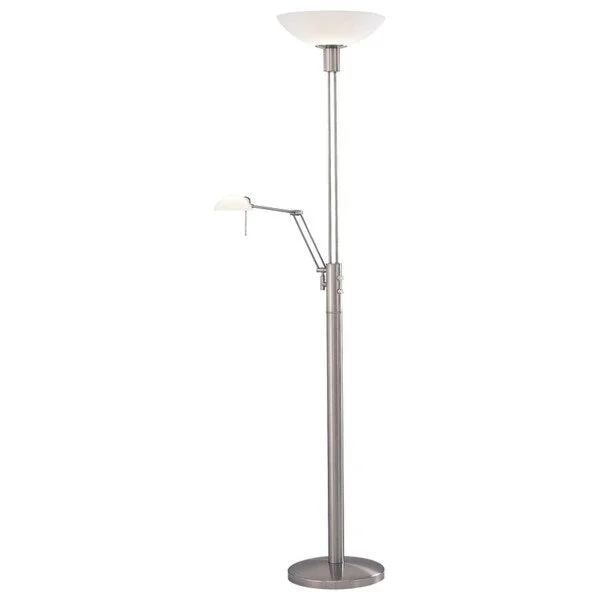 Modern Minimalist Floor Lamp for Contemporary Living RoomsModern Minimalist Floor Lamp for Contemporary Living RoomsMinka Kovacs George's Reading Room 1 Light Torchiere W/Reading Lamp