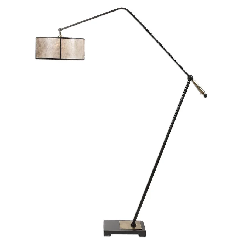 Metal Floor Lamp with a Matte Black Finish for a Sleek LookMetal Floor Lamp with a Matte Black Finish for a Sleek LookNewburgh Drum Shade Floor Lamp