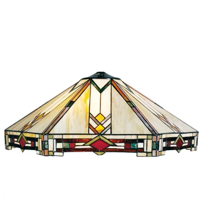 Fabric Floor Lamp with a Linen Shade for a Relaxed AestheticFabric Floor Lamp with a Linen Shade for a Relaxed AestheticPrairie Large Tiffany Shade (Shade Only)